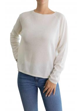 Maglia pura lana a barca  tinta unita 